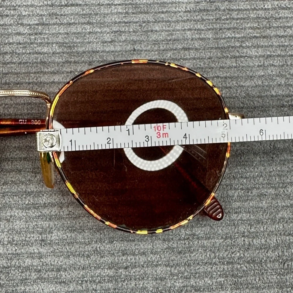 Guess GU 800 Dekland DA Round Tortoise Gold Y2K Sunglasses Vintage Style‎ Korea